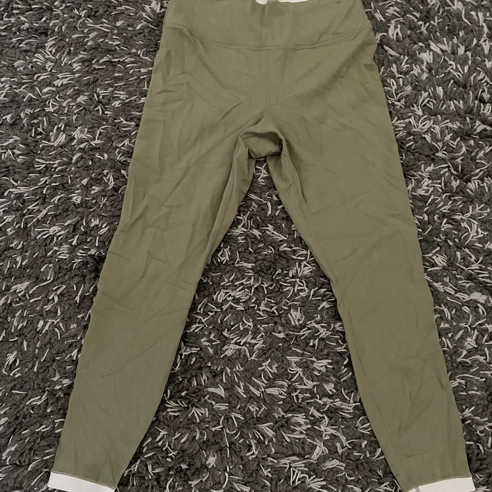 Athleta Olive Green 7/8 Leggings